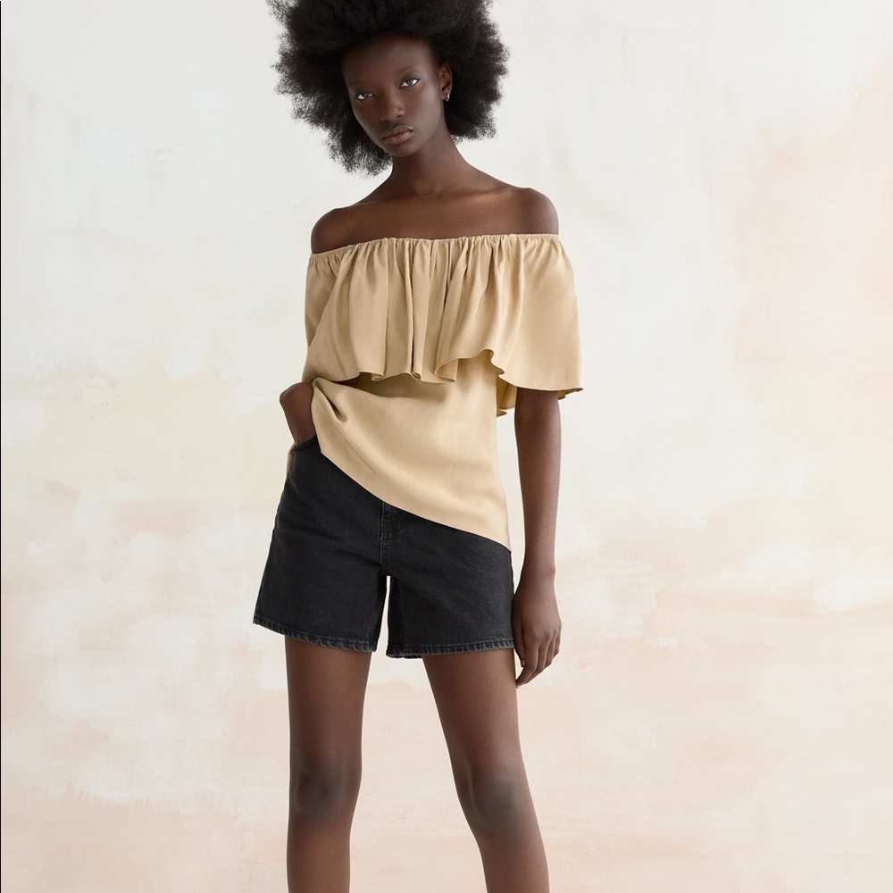 Zara Off the Shoulder Top